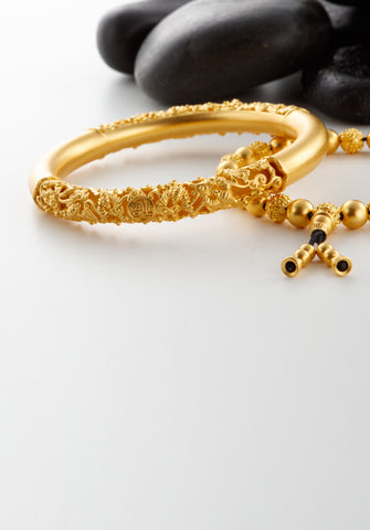14K Yellow Gold Diamond Infinity Bracelet 7: 39842490744901 | Canada
